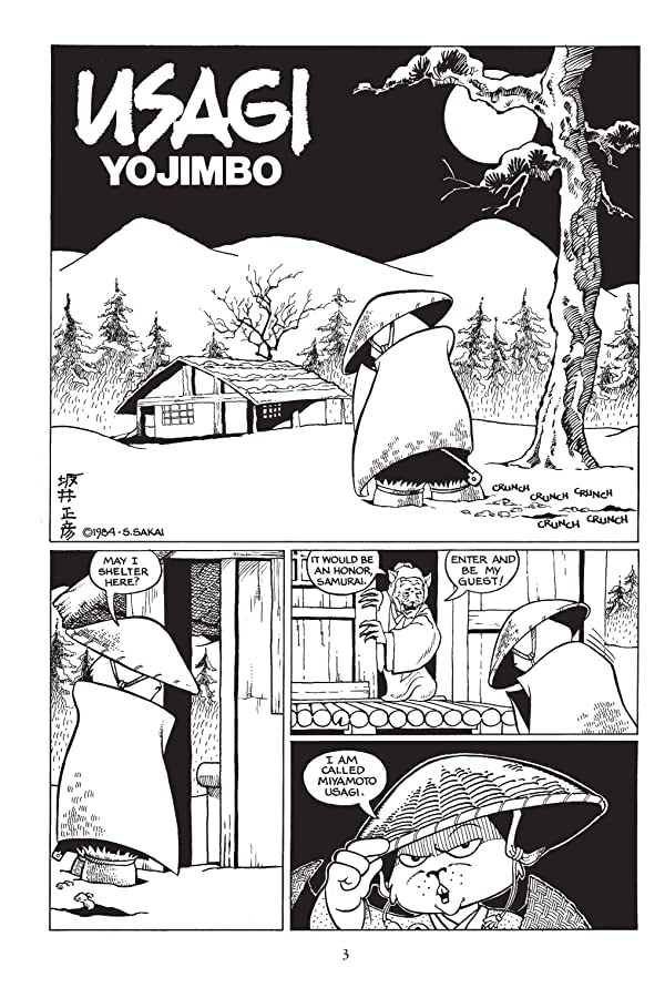 Usagi Yojimbo Book One - First Printing Signed with a Drawing