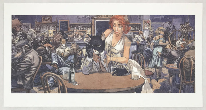 Blacksad Promotional Print: John's Blues