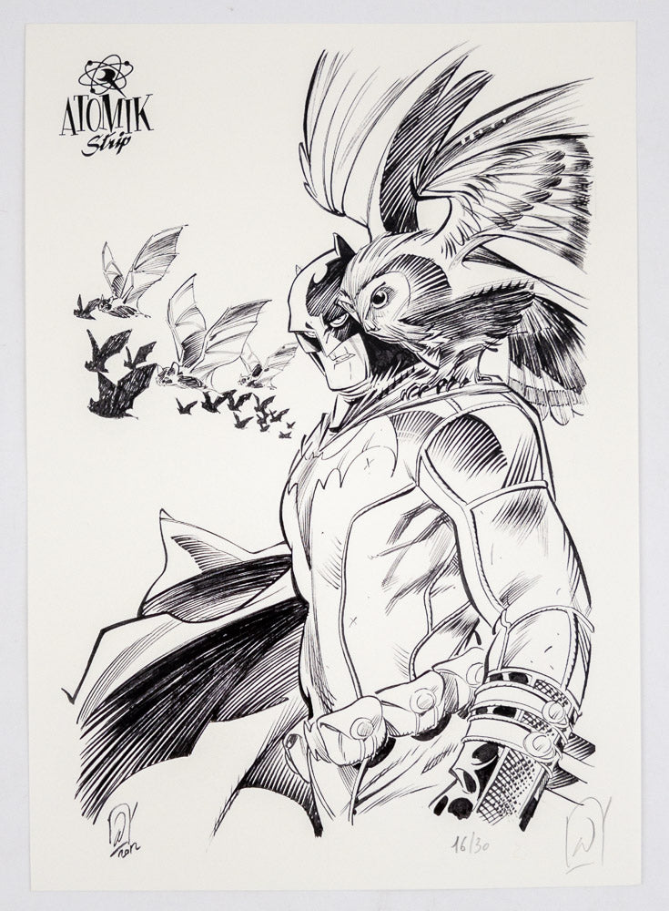Alary Batman Signed & Numbered Print
