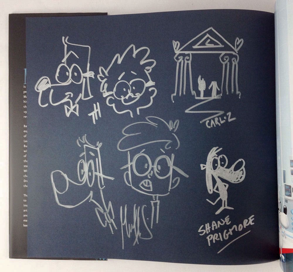 The Art of Mr. Peabody & Sherman - Signed by Four Artists with Drawings
