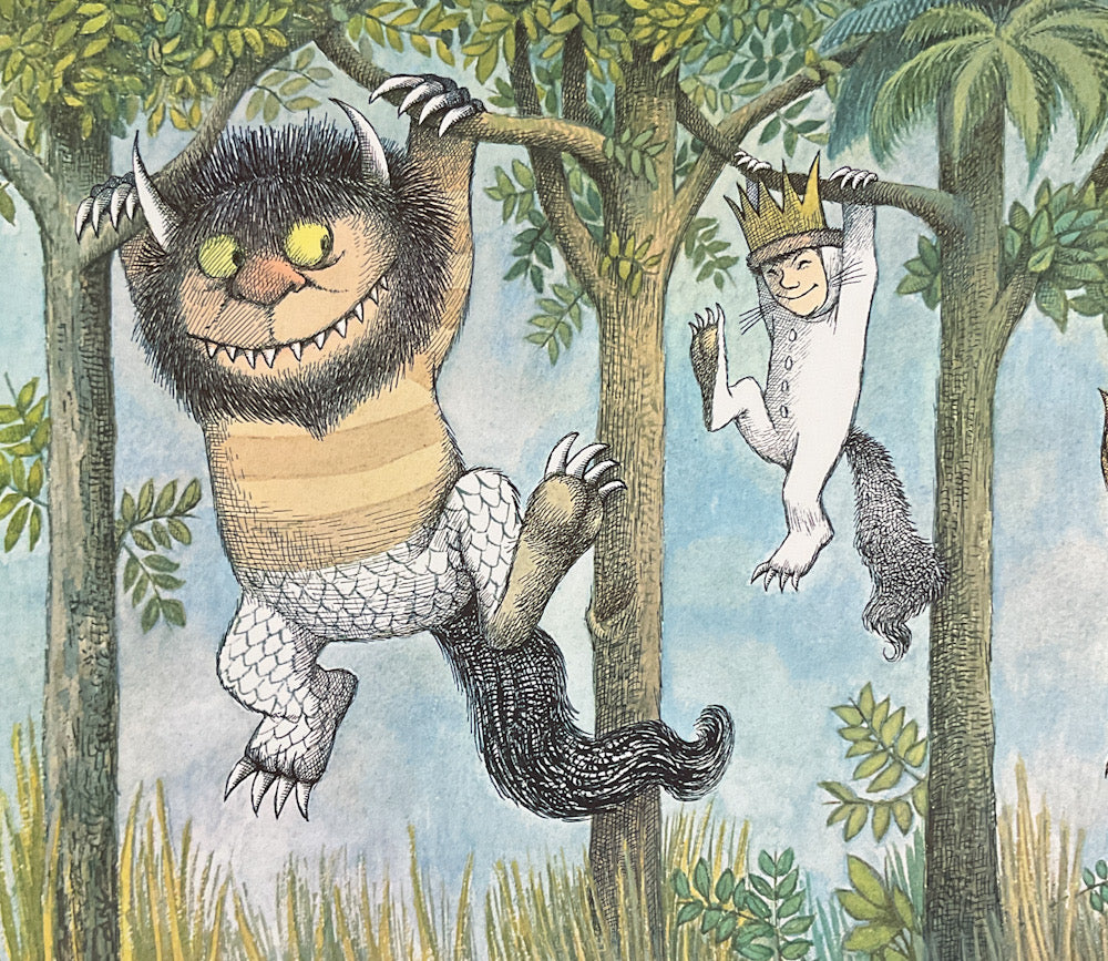 Hanging from Tree Limbs - Where the Wild Things Are - Limited Edition Print