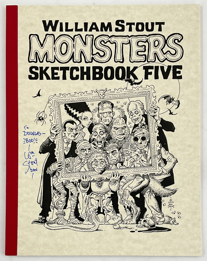 William Stout Monsters Sketchbook - Volume 5 - Signed & Numbered