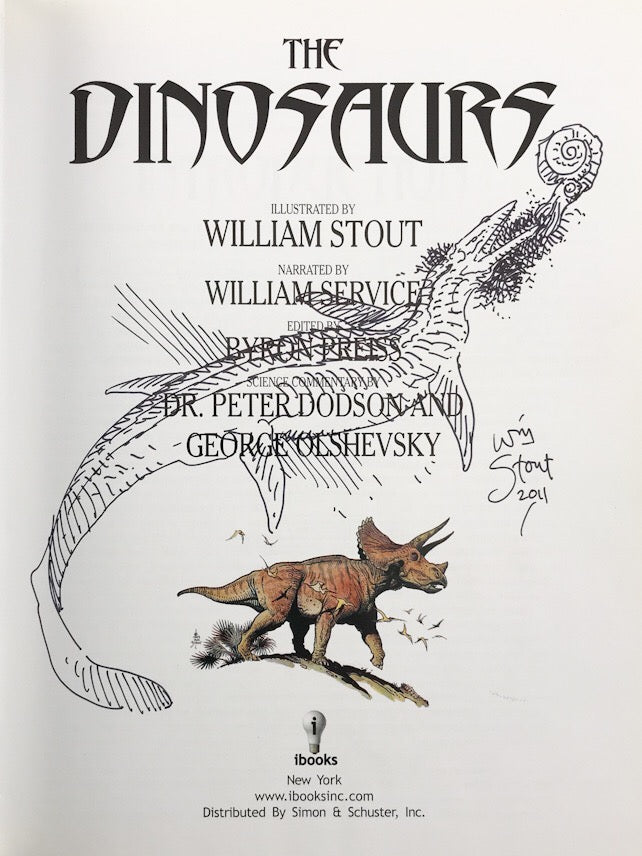 The New Dinosaurs - Signed with a Drawing