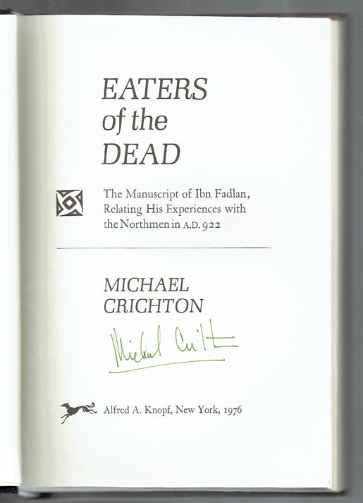 Eaters of the Dead - Signed 1st