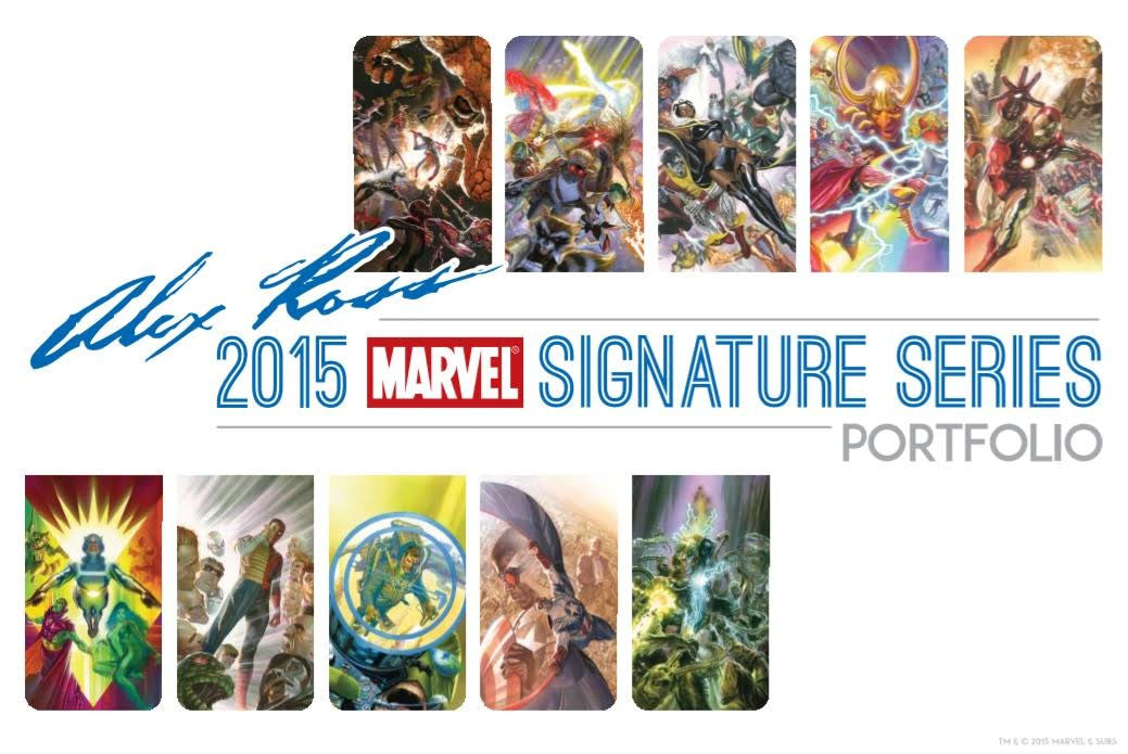 Marvel Signatures Alex Ross 2015 Marvel Signature Series Portfolio – Stuart Ng Books