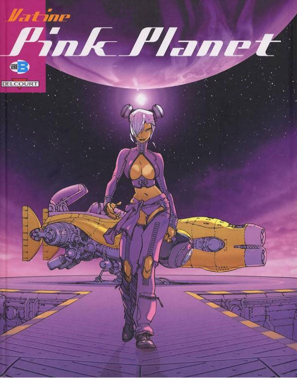 Pink Planet - Inscribed with a Drawing