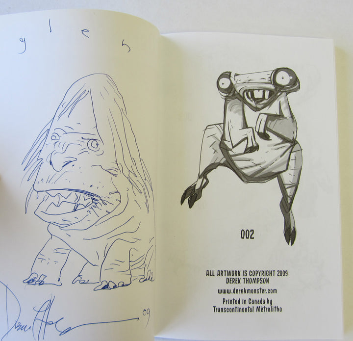 Derekmonster Annual 2009 - Inscribed with a Drawing