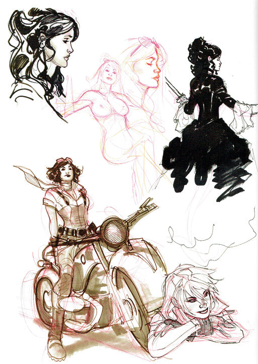 Terry Dodson's Bombshells: Sketchbook Collection Two - Signed