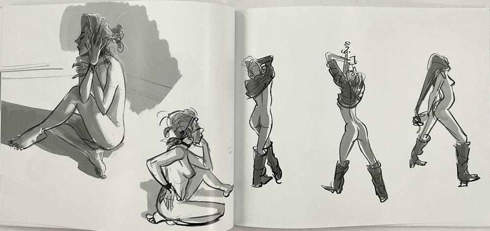 Croquis: Life Drawing Sketches by John Nevarez, Vol. 1 - Signed