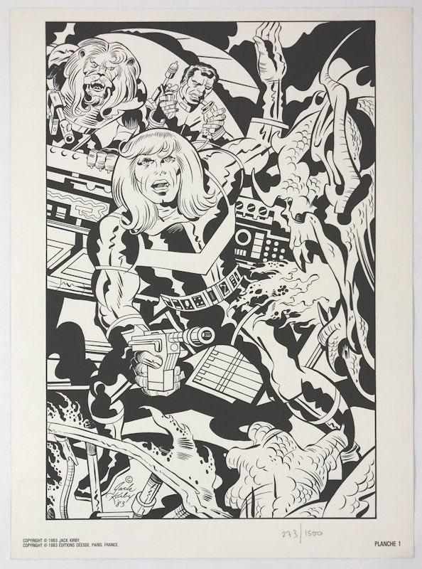 Jack Kirby Plate from World's Best Comic Book Artists Portfolio