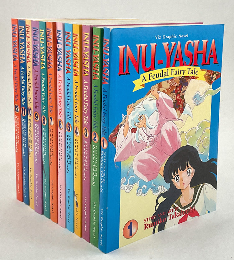 Inu-Yasha: A Feudal Fairy Tale - Complete Set of 12 Volumes - All First Printings