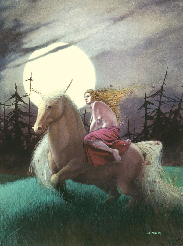 Drawing Down the Moon: The Art of Charles Vess - Hardcover First