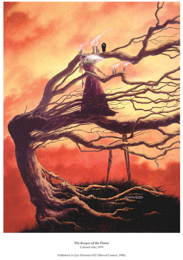 Drawing Down the Moon: The Art of Charles Vess - Hardcover First