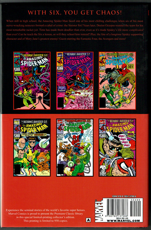Marvel Premiere Classic Vol. 31 Spider-Man: Sinister Six - Ltd Direct Market Edition
