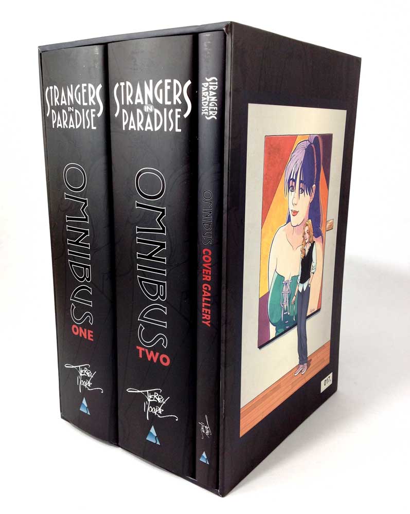 Strangers in Paradise Omnibus: 3-Volume Hardcover Slipcase Edition with Custom Book Bag