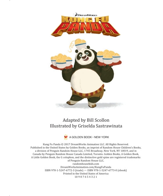 Kung Fu Panda: A Little Golden Book