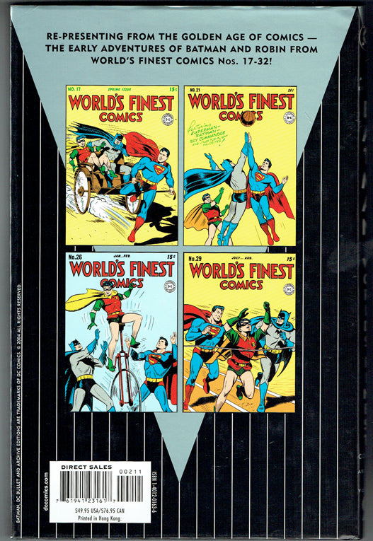 Batman: World's Finest Comics Archives, Vol. 2 - First Printing