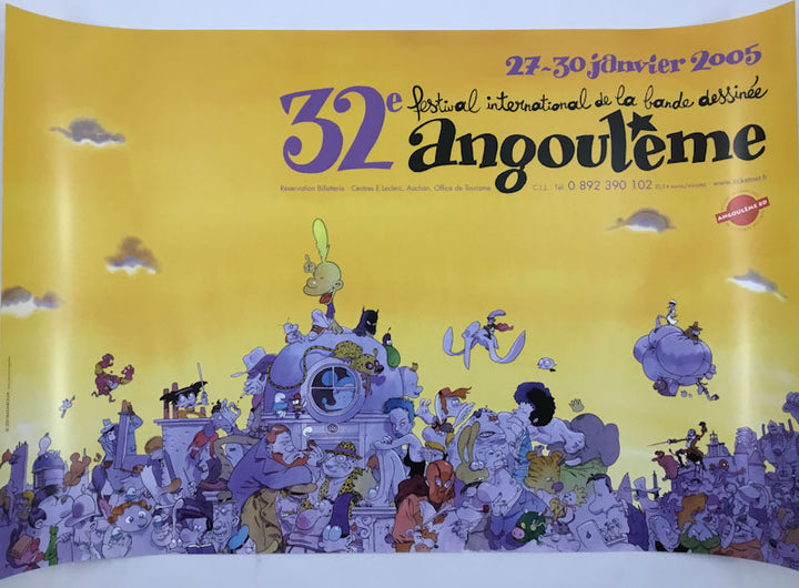 32nd Angouleme Festival Poster - Zep
