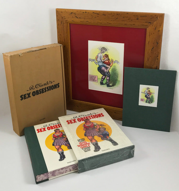 Robert Crumb's Sex Obsessions - Signed & Numbered with Matching Print