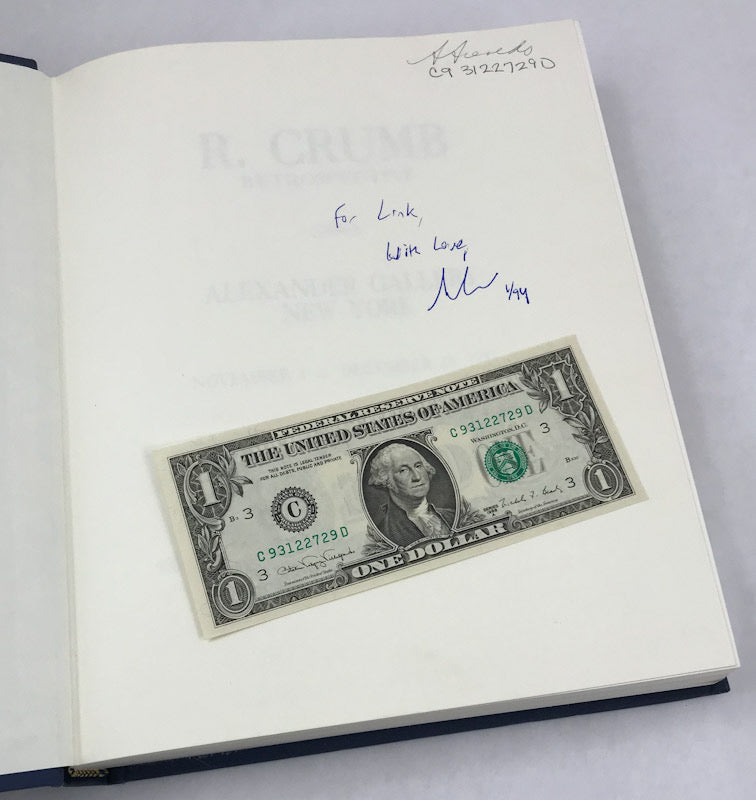 R. Crumb: A Retrospective - Signed & Numbered with the Matching Dollar Bill