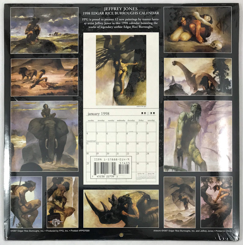 Jeffrey Jones 1998 Edgar Rice Burroughs Calendar