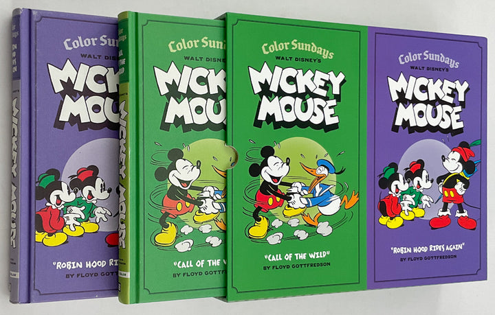 Walt Disney's Mickey Mouse Color Sundays Gift Box Set: "Call Of The Wild" and "Robin Hood Rises Again": Vols. 1 & 2
