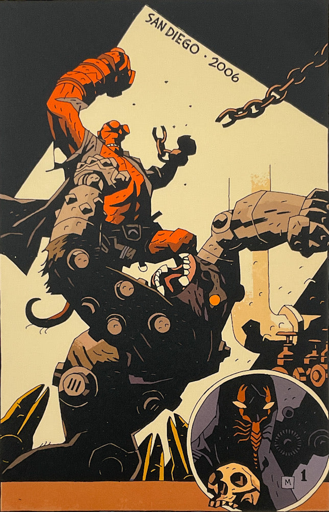 Hellboy San Diego 2006 Signed & Numbered Print