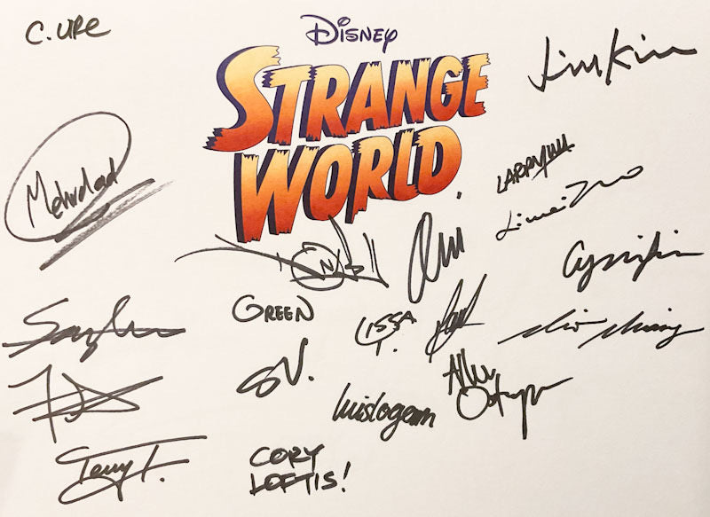 The Art of Strange World - First Printing Signed by Director Don Hall and 18 Artists
