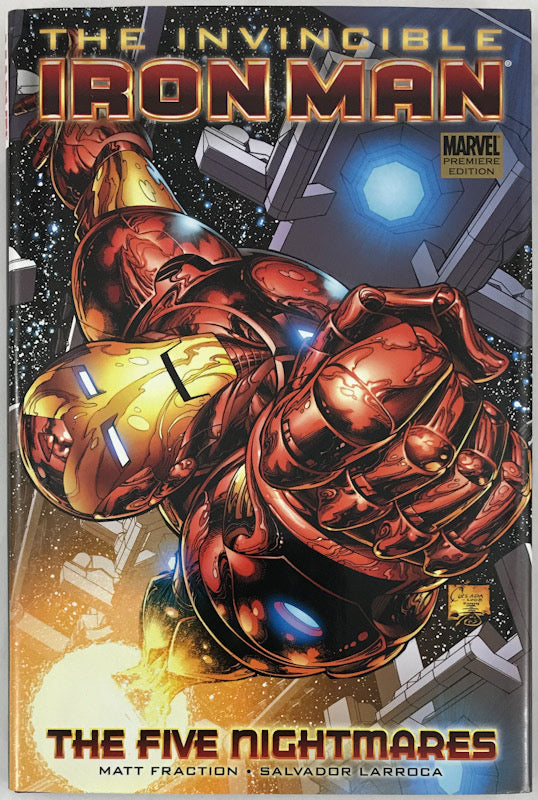Invincible Iron Man, Volume 1: The Five Nightmares - First Printing Signed by Matt Fraction