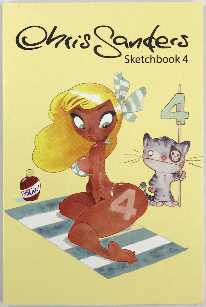 Chris Sanders Sketchbook 4 - Signed 1st