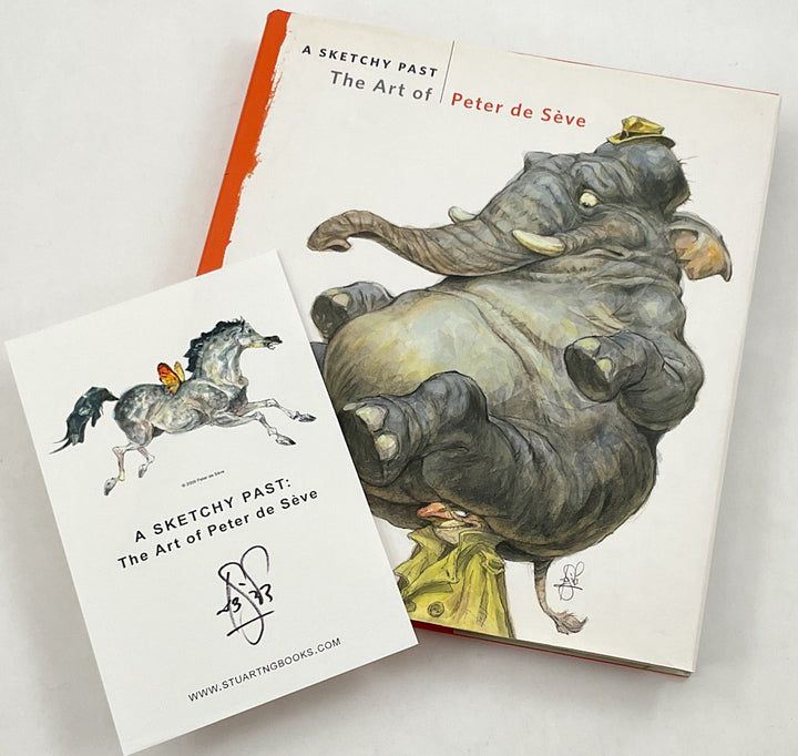 A Sketchy Past: The Art of Peter de Seve - First Printing with a Signed Bookplate