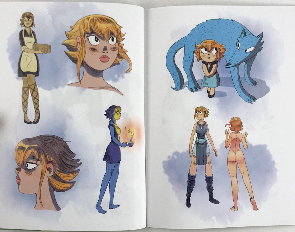 Girl And Wolf - Artbook