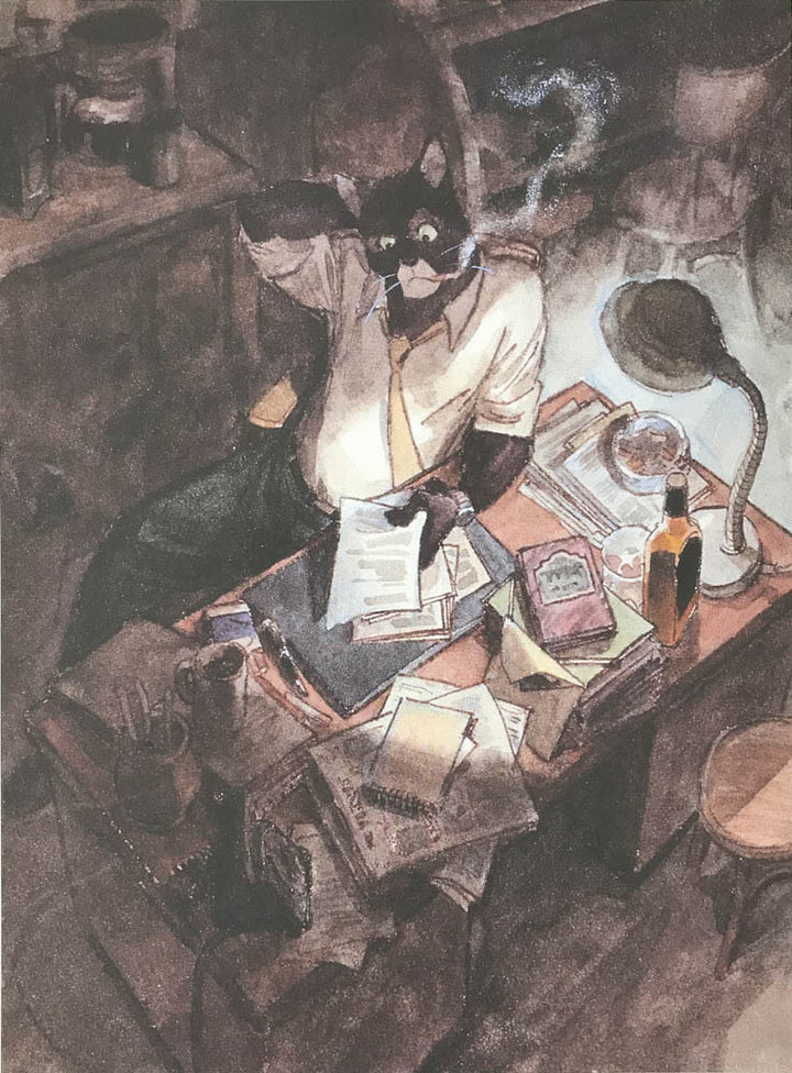 Blacksad Promotional Print: Perplexed