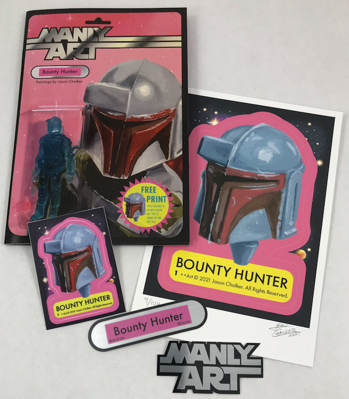 Manly Art: Bounty Hunter Paintings by Jason Chalker - Signed & Numbered