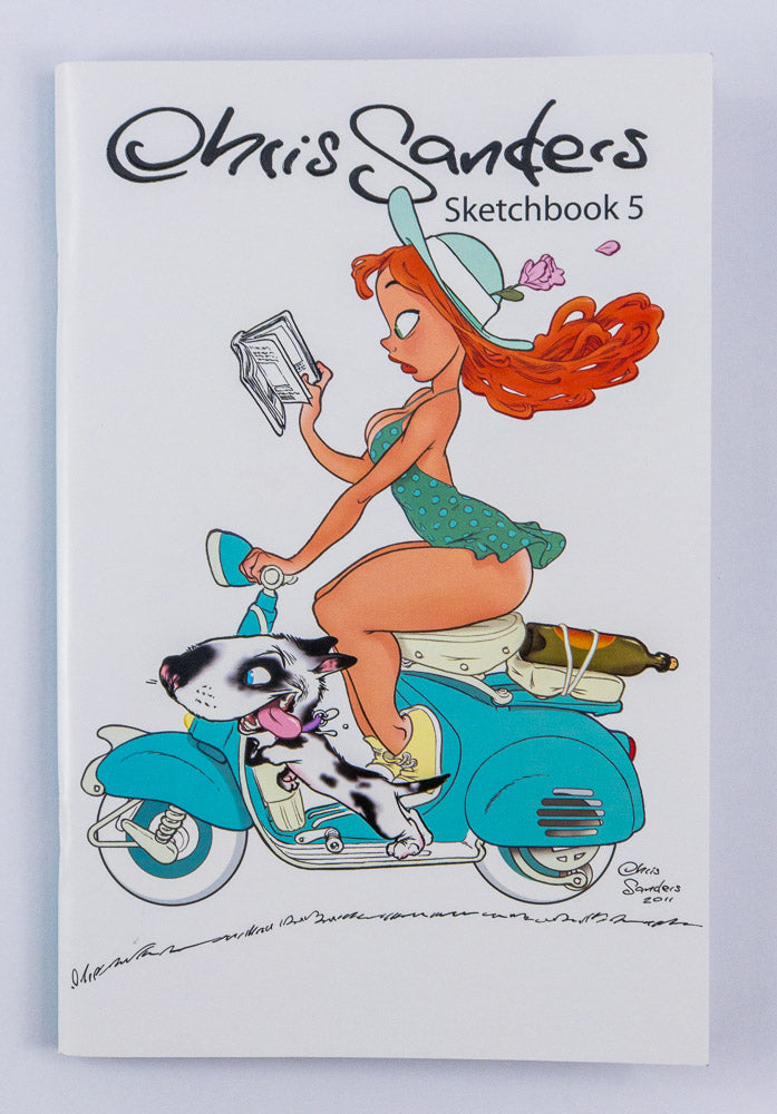 Chris Sanders Sketchbook 5 - Signed