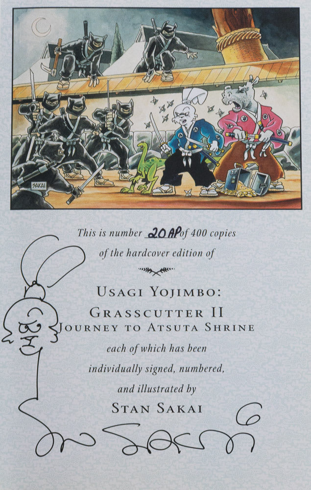 Usagi Yojimbo Book 15: Grasscutter II: Journey to Atsuta Shrine - Limited S&N Hardcover