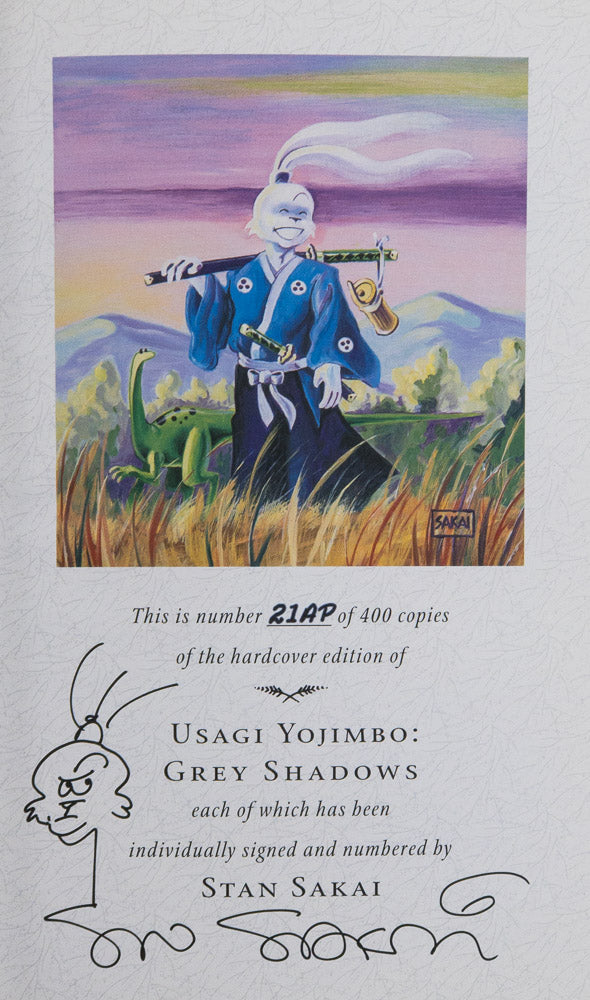 Usagi Yojimbo Book 13: Grey Shadows - Limited S&N Hardcover