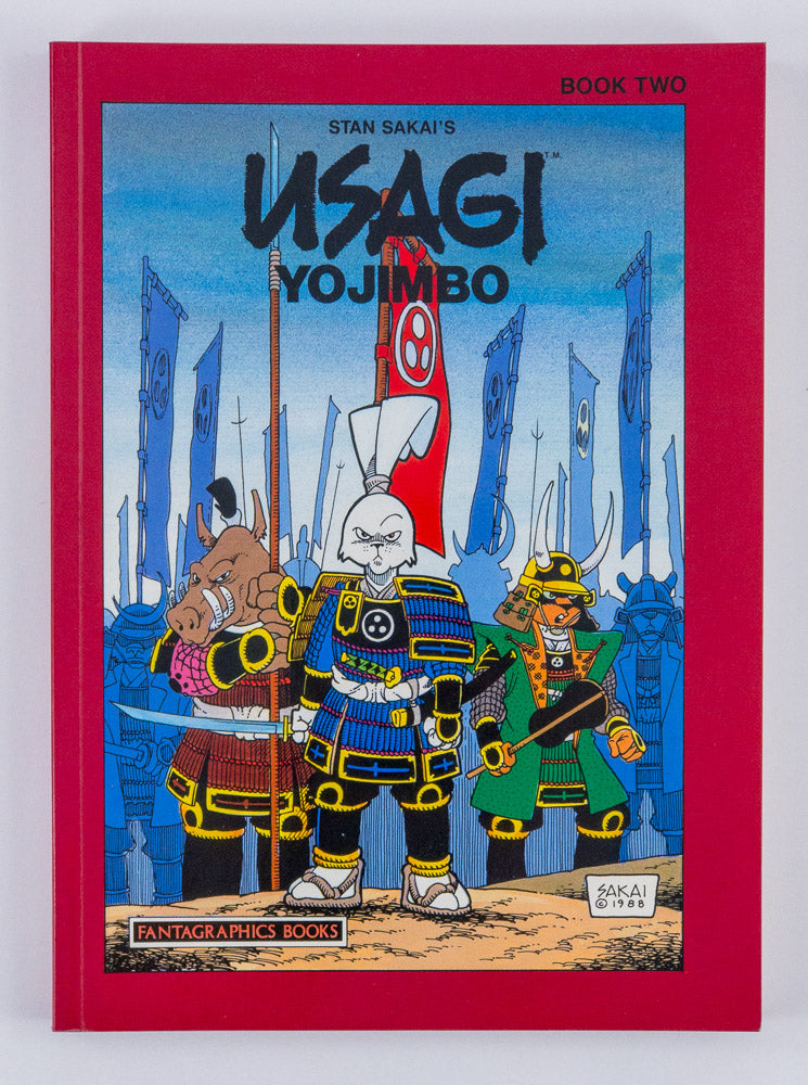 Usagi Yojimbo Book Two - First Printing Signed with a Drawing
