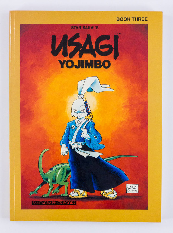 Usagi Yojimbo Book Three - First Printing Signed with a Drawing