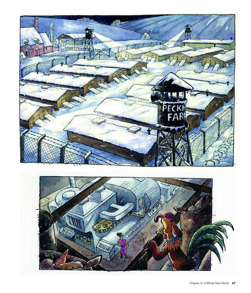 The Art of Aardman: The Makers of Wallace & Gromit, Chicken Run