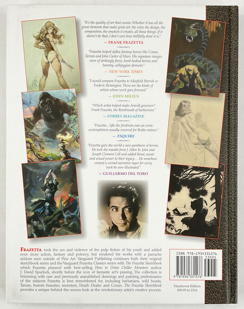 The Frazetta Sketchbook - Hardcover – Stuart Ng Books
