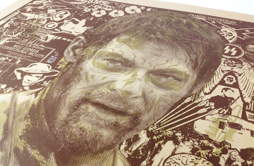 Daryl - Walking Dead  - Signed Print