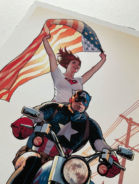 Captain America - Signed Giclee Print