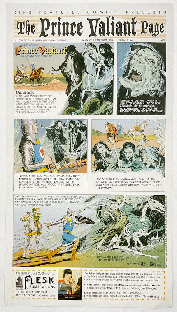 The Prince Valiant Page - Print