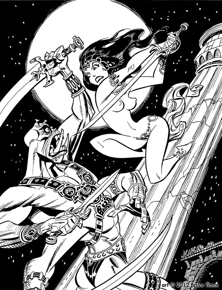 Naughty and Nice: The Good Girl Art of Bruce Timm - Signed & Numbered Hardcover Edition