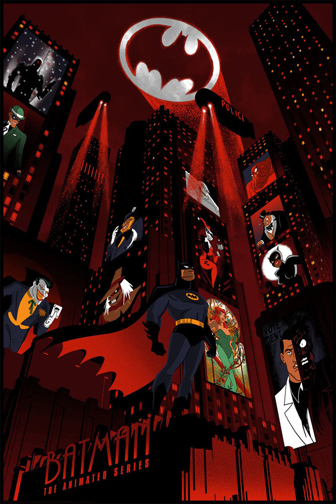 Batman: The Animated Series - 1000pc Jigsaw Puzzle and Poster - Limited Edition