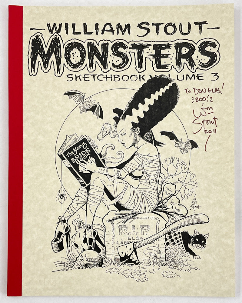 William Stout Monsters Sketchbook - Volume 3 - Signed & Numbered
