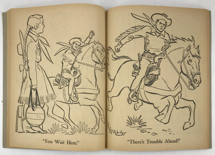 Buffalo Bill, Jr. and Calamity Coloring Book