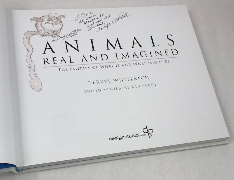 Animals Real and Imagined - Hardcover First Signed with a Drawing