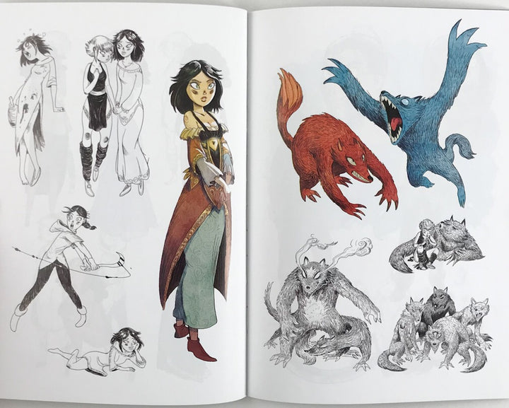 Girl And Wolf - Artbook
